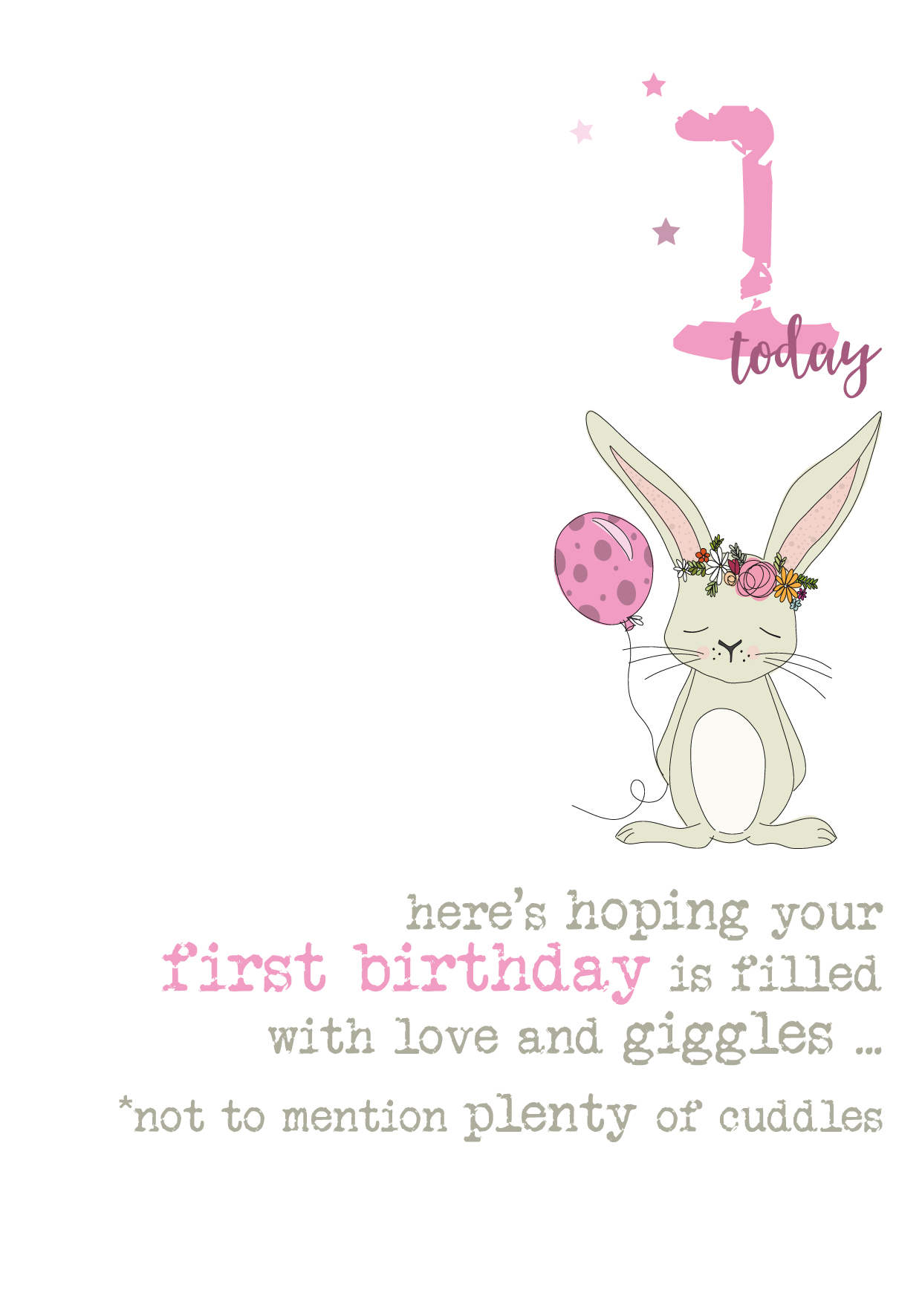 1st Birthday Card Girl 1st Birthday Ideas